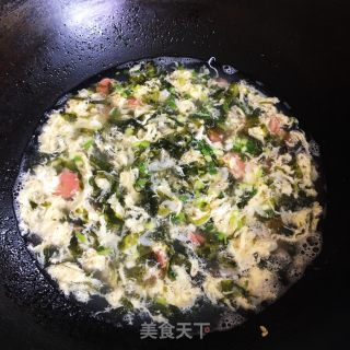 火腿紫菜蛋花汤的做法步骤：7
