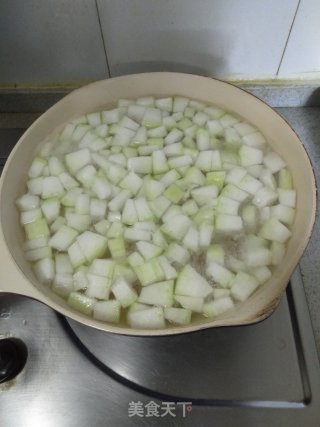 冬瓜炒毛豆的做法步骤：4