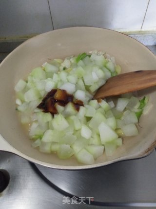 冬瓜炒毛豆的做法步骤：11