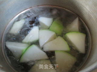 黑木耳蒲瓜排骨汤的做法步骤：6