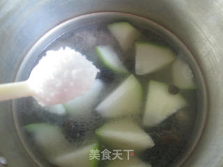 黑木耳蒲瓜排骨汤的做法步骤：7
