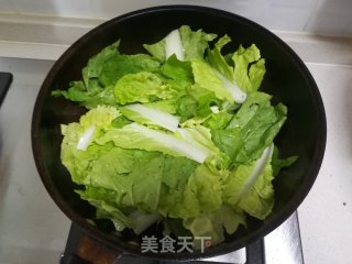 炝炒奶白菜的做法步骤：3