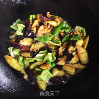 青椒炒茄子的做法步骤：12
