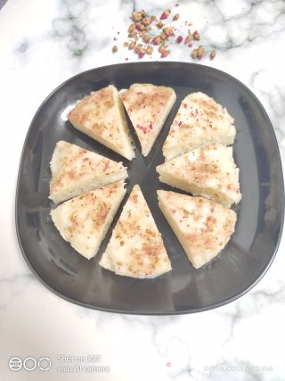 大米玫瑰花蒸糕的做法步骤：7