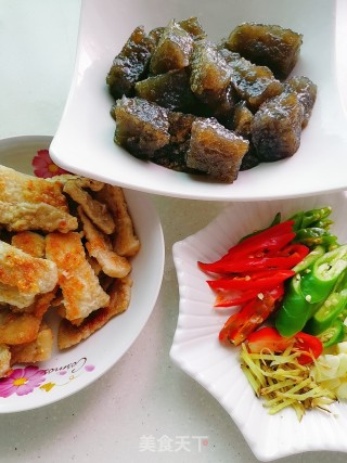 红薯粉烧肉片的做法步骤：18