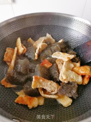 红薯粉烧肉片的做法步骤：20