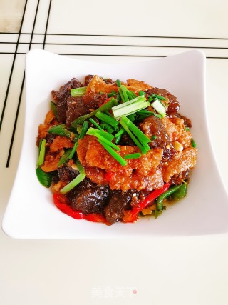 红薯粉烧肉片的做法步骤：26