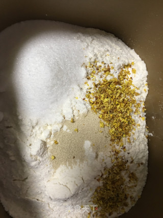 芝麻桂花酒酿饼的做法步骤：2