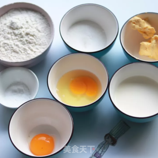 低糖淡奶甜心司康的做法步骤：1