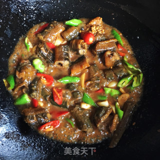 辣烧鳝鱼的做法步骤：9