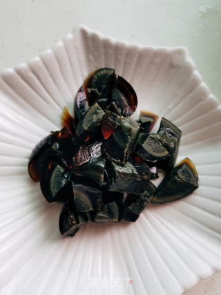 皮蛋苋菜的做法步骤：3