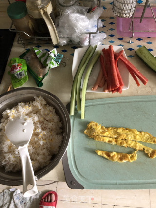 多彩多味寿司的做法步骤：1
