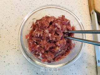牛肉酿苦瓜的做法步骤：8