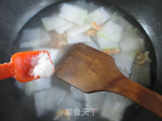 开洋冬瓜汤的做法步骤：6