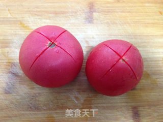 番茄水果饼的做法步骤：1