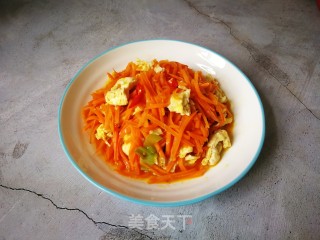 胡萝卜炒鸡蛋的做法步骤：11