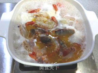 奶油蒜头虾的做法步骤：8