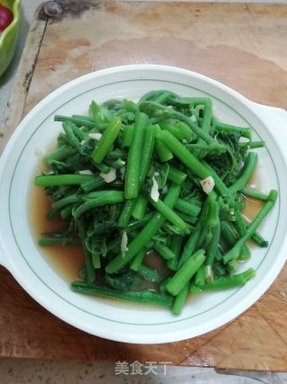 清炒南瓜蔓的做法步骤：8