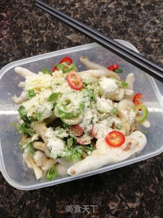 凉拌鸡瓜的做法步骤：4
