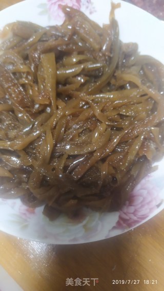 海茸蒸牛肉的做法步骤：3