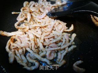 青椒肉丝盖面的做法步骤：5