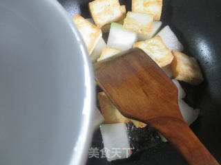 老豆腐烧冬瓜的做法步骤：5