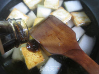 老豆腐烧冬瓜的做法步骤：7