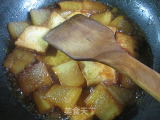 老豆腐烧冬瓜的做法步骤：11