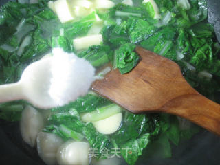 樱玉豆腐小白菜迷迷饺的做法步骤：8