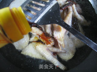 鲜素鸡烧鸡爪的做法步骤：6