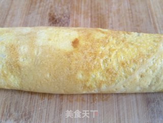 蒸鸡蛋肉卷的做法步骤：6