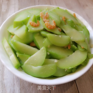 海米炒佛手瓜的做法步骤：10