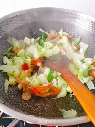 蚝油松花菜的做法步骤：9