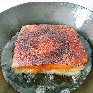 南瓜扣肉盅的做法步骤：4
