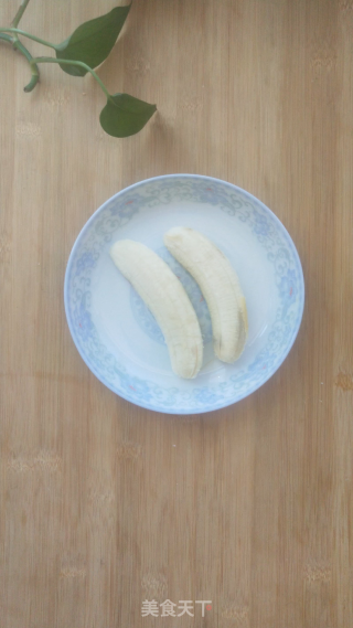 #快手餐#脆皮炸香蕉的做法步骤：2