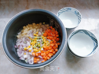 胡萝卜羊肉焖饭的做法步骤：5