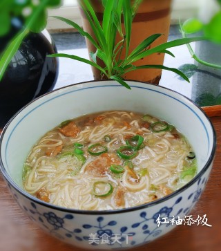 丝瓜肉丝面的做法步骤：10