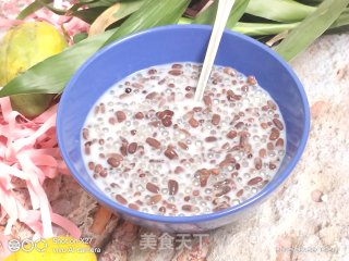红豆西米露的做法步骤：5