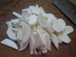 榨菜丝千张炒茭白的做法步骤：5