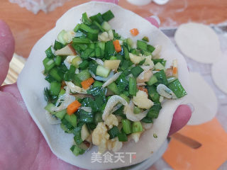 香菇韭菜盒子的做法步骤：11