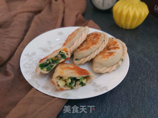 香菇韭菜盒子的做法步骤：17