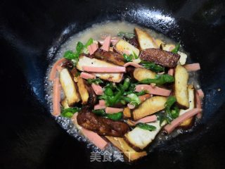 香干炒火腿的做法步骤：10