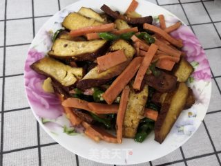 香干炒火腿的做法步骤：12