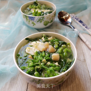 夜兰花枸杞叶汤的做法步骤：9