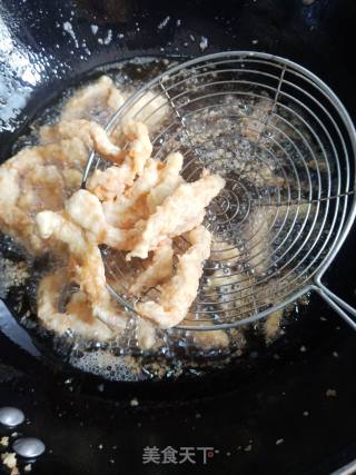 番茄汁版酸辣肉条的做法步骤：4