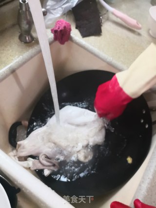 砂锅猪肚的做法步骤：3