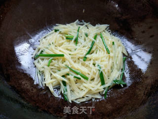 清炒土豆丝的做法步骤：6