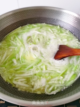 丝瓜鸡蛋汤的做法步骤：7