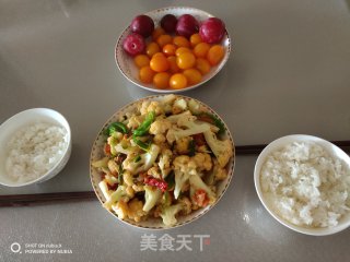 素炒花菜的做法步骤：5