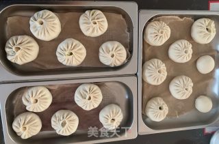 青菜素包子的做法步骤：7